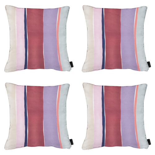 Madison sierkussen Nox - mulitkleur - 50x50x10cm - set van 4