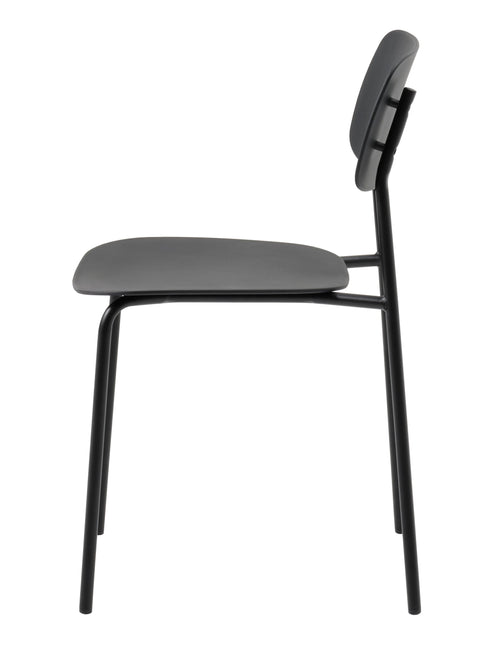 Rebellenclub Eetkamerstoel Strom - Set van 4 - Zwart - vtwonen shop