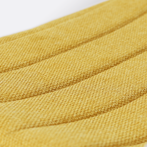 Nolon Nout-Liv Bureaustoel Wit - Okergeel Kussen - Zwart Onderstel