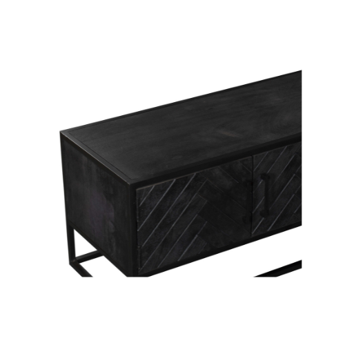 StarFurn Tv-meubel New York - Zwart Hout - 240x45x50cm