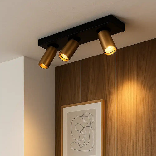 Highlight spot Eliano - 3 lichts - 36  x 12.5   cm - brons - vtwonen shop