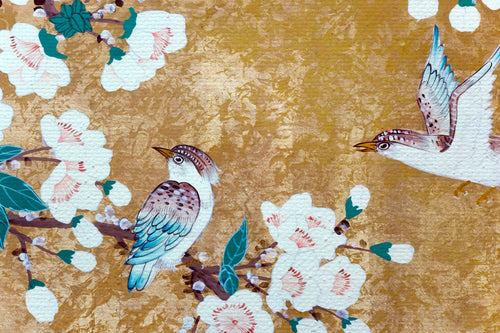 Canvas 60x40 Japanse tuin afdruk