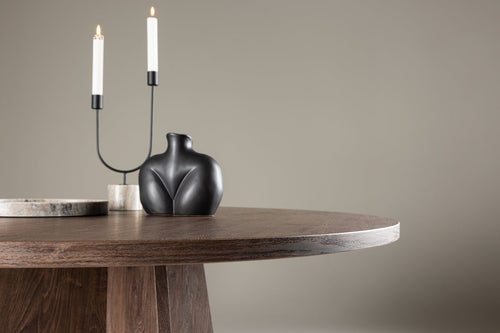 Rebellenclub Eetkamertafel Vonge - ø110 cm - Bruin - vtwonen shop