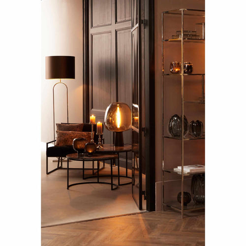 Light & Living tafellamp Maysony - grijs - Ø40cm - vtwonen shop