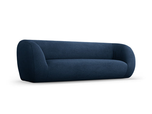 Cosmopolitan Design Bank Essen 3-zits, boucle, donkerblauw - 95x230x86cm
