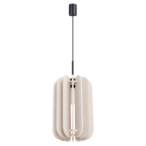 Sollux Lighting Hanglamp MULA 27 beige - 27x27x165cm