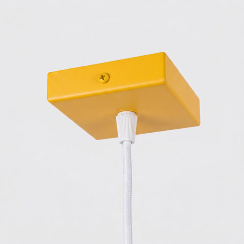 Sollux Lighting Hanglamp KARBON 1 geel - 8x8x118cm