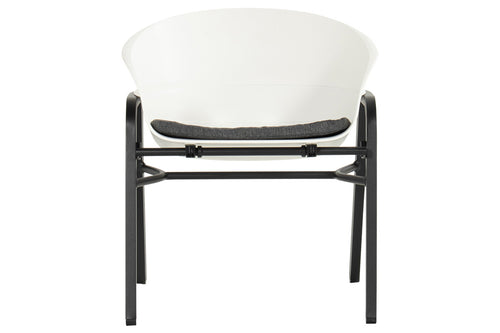 Hartman Tuinstoel Tubb - Wit - Zithoogte 46cm - Set Van 2 - vtwonen shop