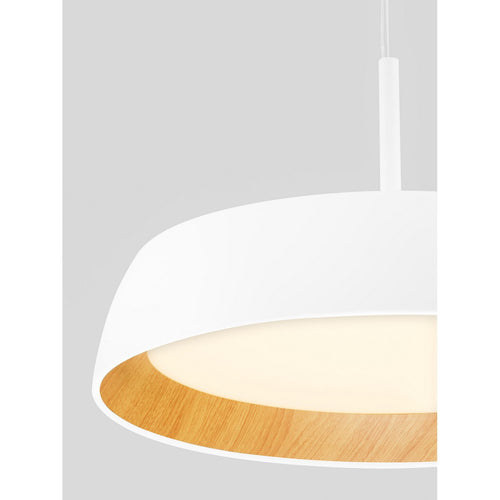 Nova Luce SIGI Dome hanglamp voor plafond, zandwit, Triac dimbare LED, 40W, 3111lm, 3000K