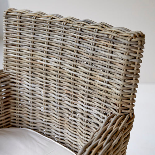 Tikamoon Kubu - Fauteuil van plantaardige vezels - Beige