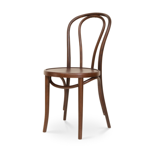 Fameg Vienna Thonet No.18 Houten Bistrostoel Walnoot - vtwonen shop