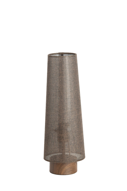 Light & Living tafellamp HOWIE - bruin - Ø15x42cm - vtwonen shop