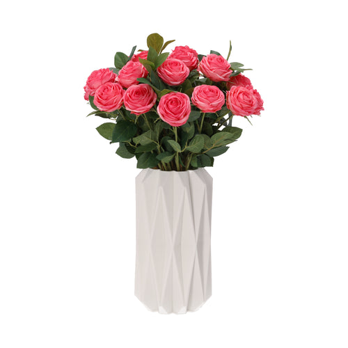 Maxifleur Handgebonden Kunstboeket Vela Modena 45 cm roze