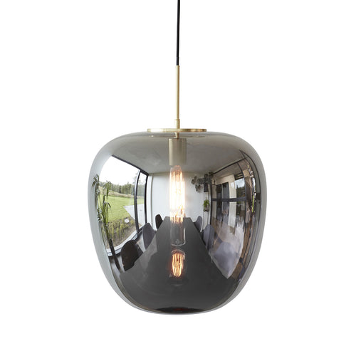 Hübsch hanglamp Reflect - glas/ijzer - ø40xh40cm, e27/15w