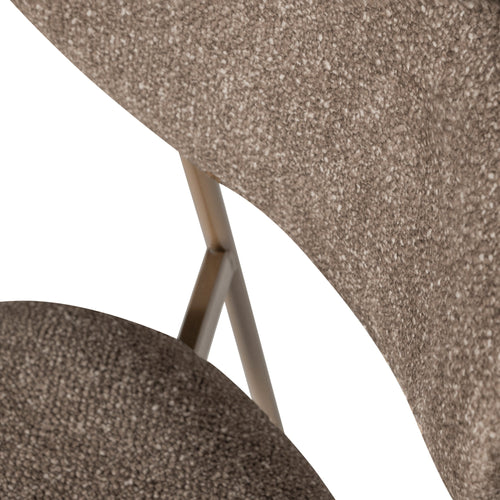 WOOOD eetkamerstoelen Valor - Polyester - Zand- Set van 2 - vtwonen shop