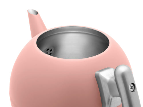 Bredemeijer - Theepot Duet Bella Ronde 1,2L Blush Pink - vtwonen shop