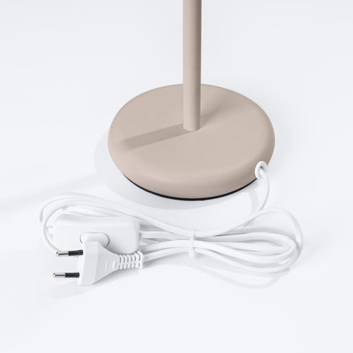 Sollux Lighting Tafellamp KARBON taupe - 14,5x19,5x43cm