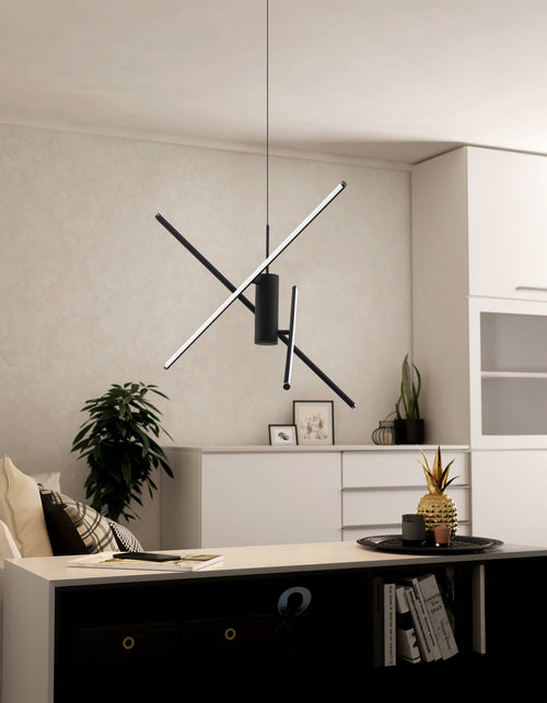 EGLO hanglamp Salitre - led - ø 73 cm - zwart/wit - dimbaar - vtwonen shop