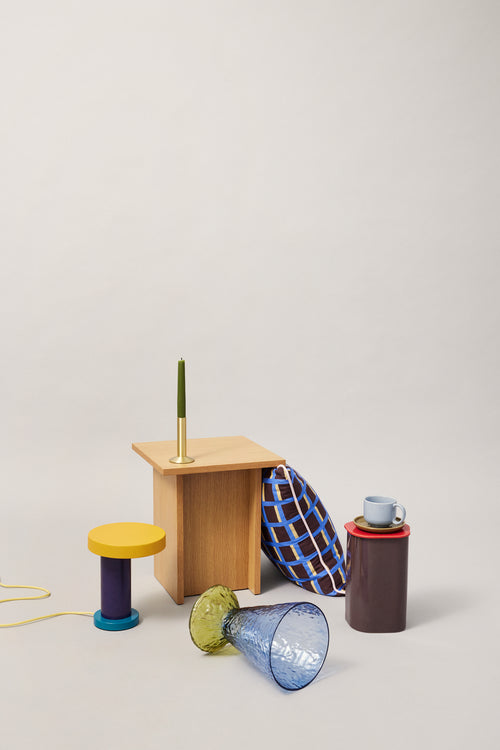 Hübsch kandelaar Sleek - ijzer - ø7xh12cm - vtwonen shop