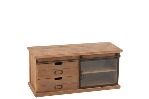J-Line tv kast Sia - hout - naturel