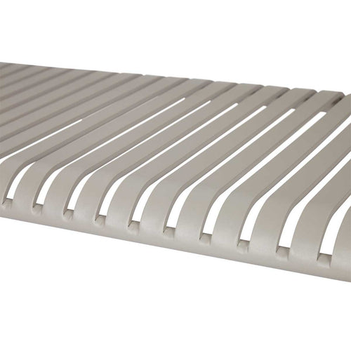 Lisomme Zahra metalen tuinbank taupe - vtwonen shop