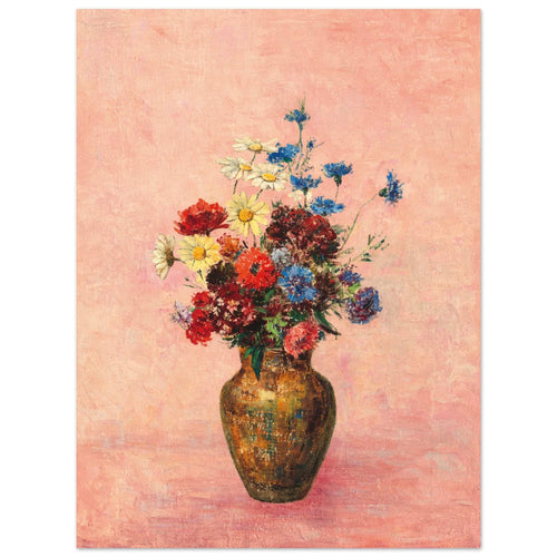Artfulprints  Bloemen in vaas 4   poster 30x40 cm - vtwonen shop