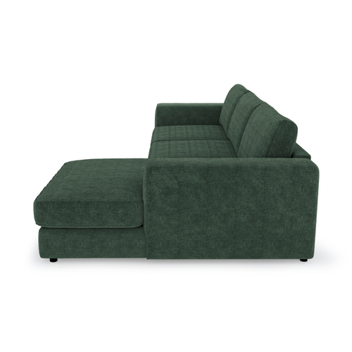 Sia Home -  WILL - Fluweel met patroon - Smaragdgroen - 304cm