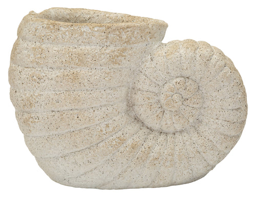 Mauro Ferretti schelpvaas - 33x19x23 cm - beige