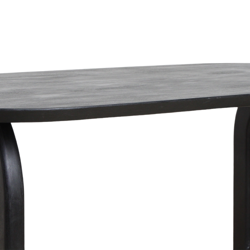 Raw materials eettafel Bullnose open - zwart - 200 cm - vtwonen shop