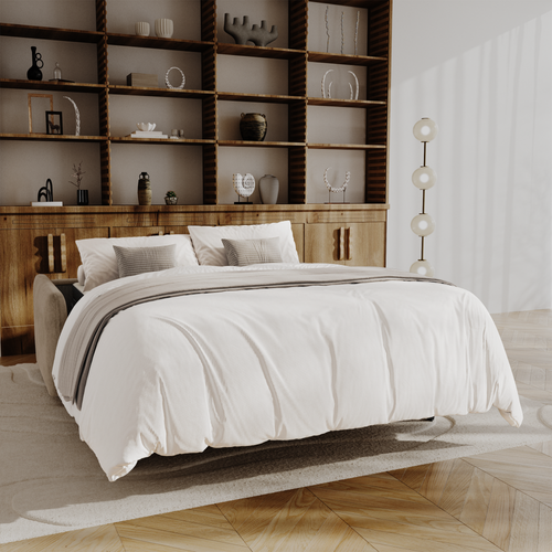 Premium Interiors - Snel uitklapbare slaapbank AVA - kruisweefsel mol 178cm