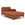 Cosmopolitan Design rechter chaise longue Bali structurele stof, baksteen - 185x102x75cm