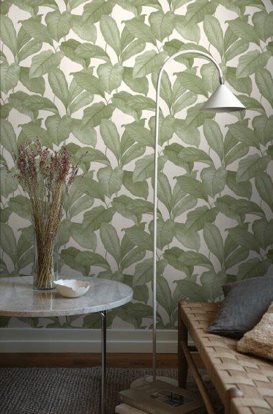 Borastapeter behang bladeren groen - 53 cm x 10.05 m - 660530 - vtwonen shop