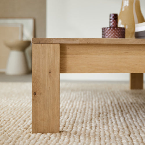 Tikamoon Massief eiken salontafel - Naturel - vtwonen shop