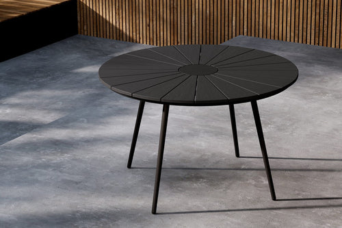 Rebellenclub Ronde Tuintafel Nella - ø120cm - Zwart