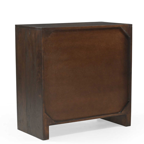 Starfurn Kabinetkast Zana - Donkerbruin Hout - 80x40x80cm