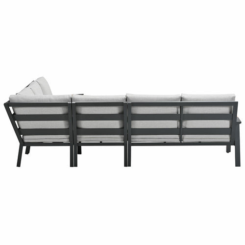 Garden Impressions lounge dining set R Lissabon valley sand - 4-delig