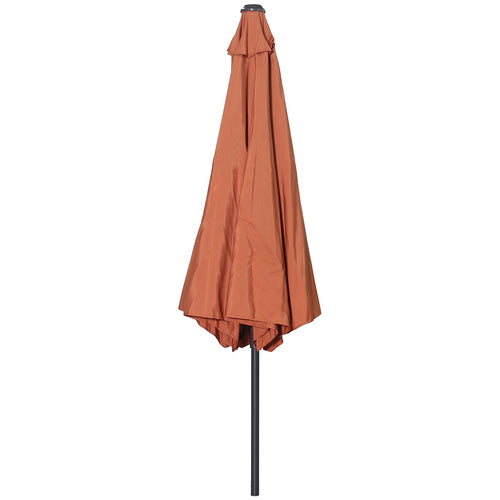 Lotus parasol - Ø300 cm - carbon black - koper