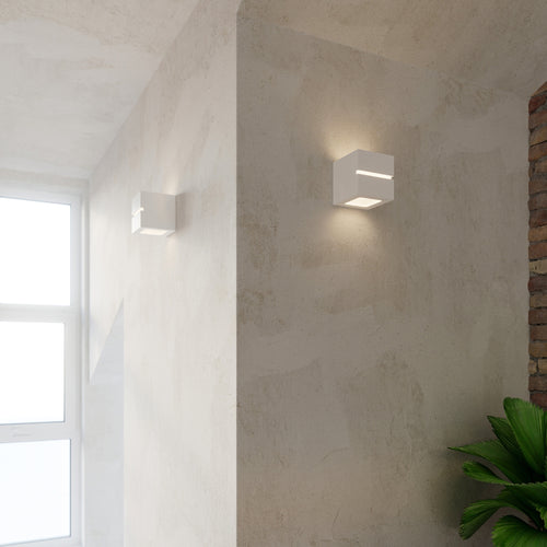 Sollux Lighting Wandlamp keramiek LEO LINE - 14x14x14cm