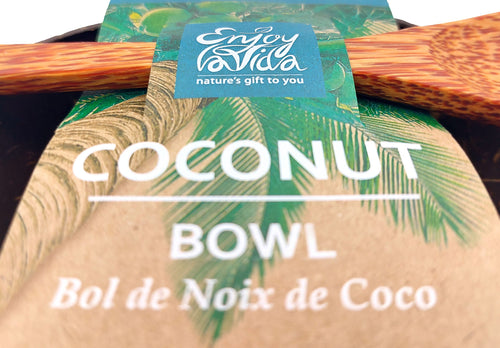 Furnilux Kokoskommen met eetlepel - Set van 2 - handgemaakt - geschenkdoos - vtwonen shop