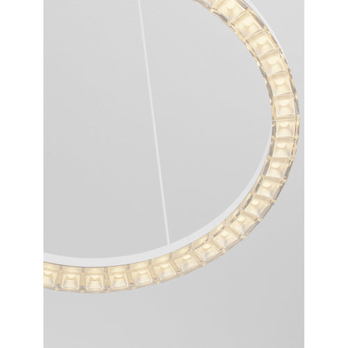 Nova Luce GREAMY Geïntegreerde LED-hanglamp voor plafond, zandwit, Triac dimbaar, 21W, 1365lm, 3000K