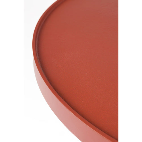 Zuiver Floss Salontafel Rond 60 cm Marsala Rood