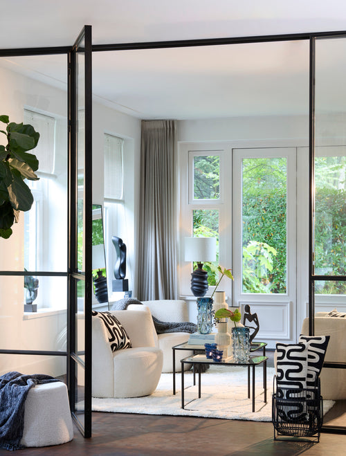 Light & Living plaid RISCA - 170x130x0.5cm - grijs