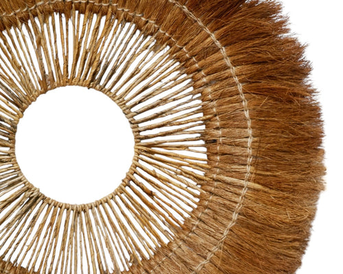 Furnilux Furni-Surya Wandornament Bananenvezel Ø70 cm