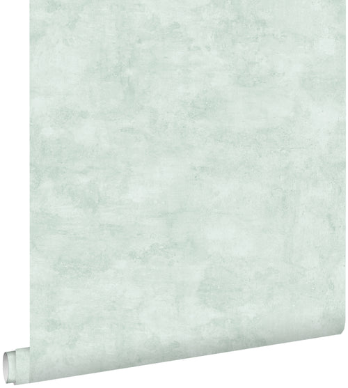 ESTAhome behang betonlook mintgroen - 53 cm x 10.05 m - 138905