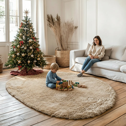 Mrcarpet organisch vloerkleed Nesto  - bruin/taupe - 200 x 290 cm