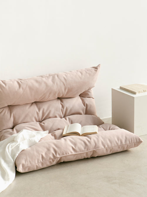 Really Nice Things matras futon Cielo - 120x100 cm - roze - vtwonen shop