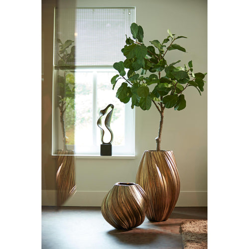 Light & Living vaas Yatung - brons - Ø34cm