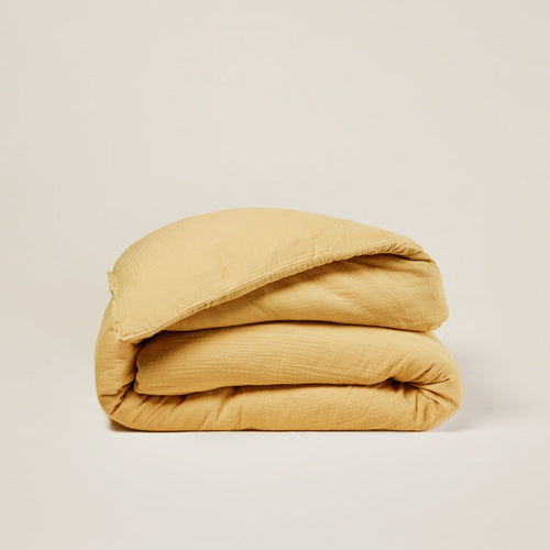 Madura Dekbedovertrek Lou strogeel 140x200 cm