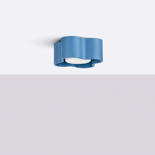Sollux Lighting Plafondlamp OVIO 1 azuurblauw Gx53 - 12x12x6cm