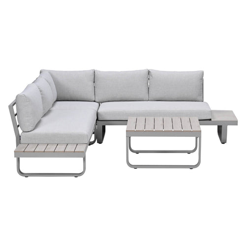 Garden Impressions loungeset Diego 4-delig - taupe